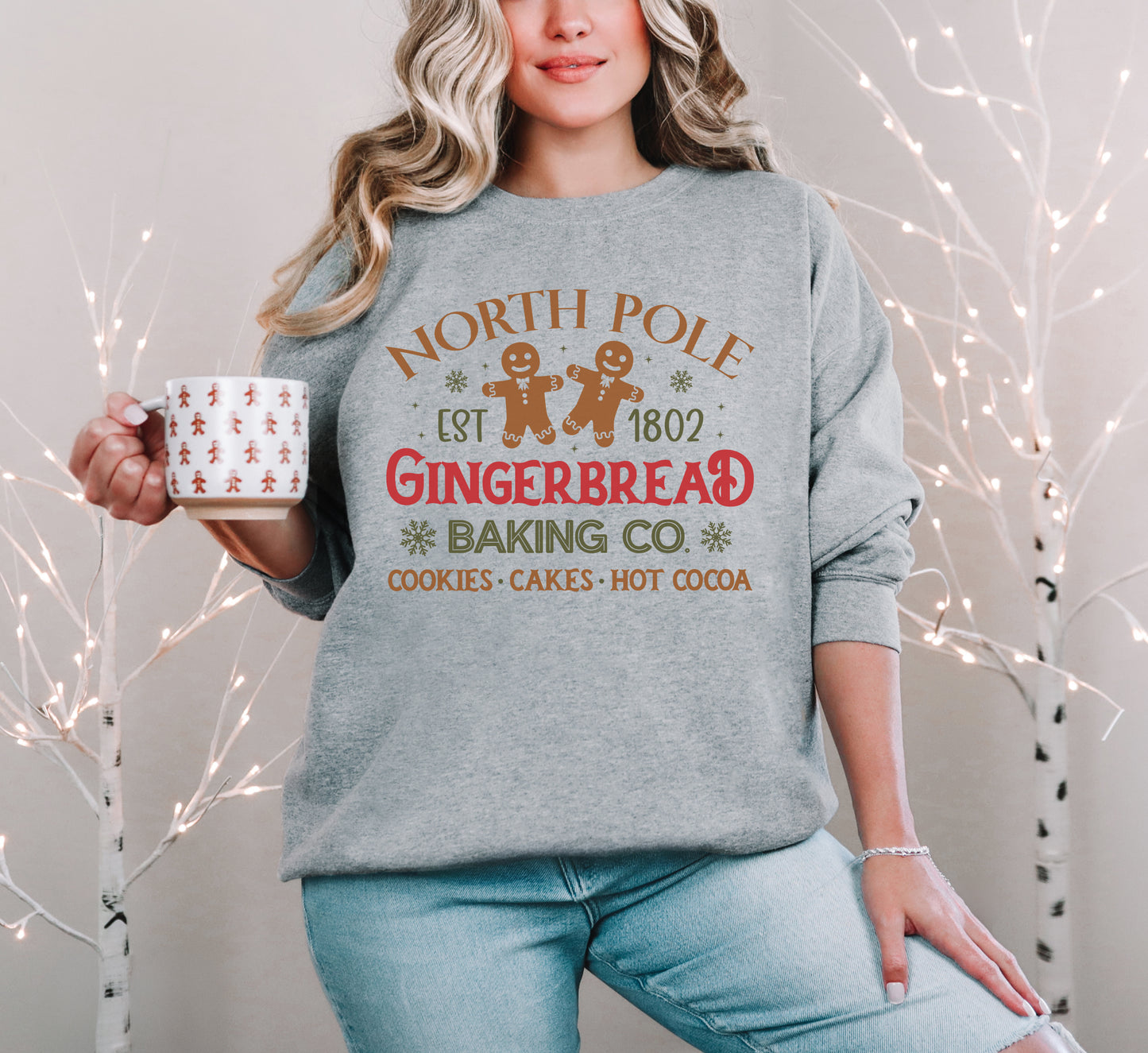 Gingerbread Baking Co Crewneck Sweatshirt