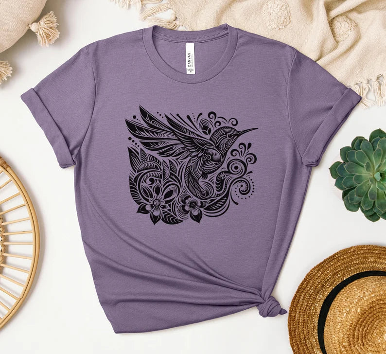 Hummingbird Shirt, Bird Shirt, Bird Nerd Shirt, Bird Gift, Birdwatching T-Shirt, Nature Shirt, Nature Lover Gift, Gift For Her