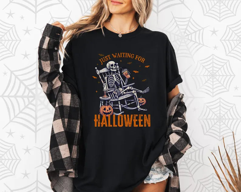Just Waiting For Halloween T-Shirt