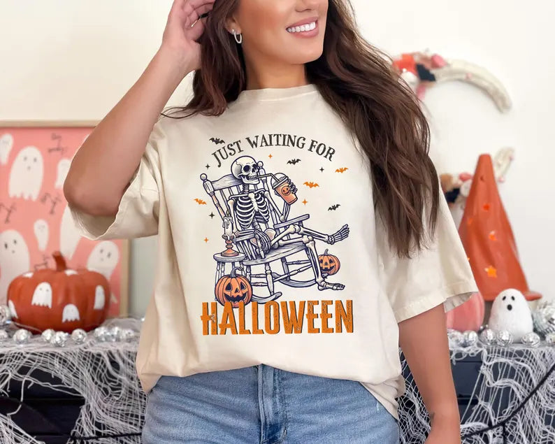 Just Waiting For Halloween T-Shirt