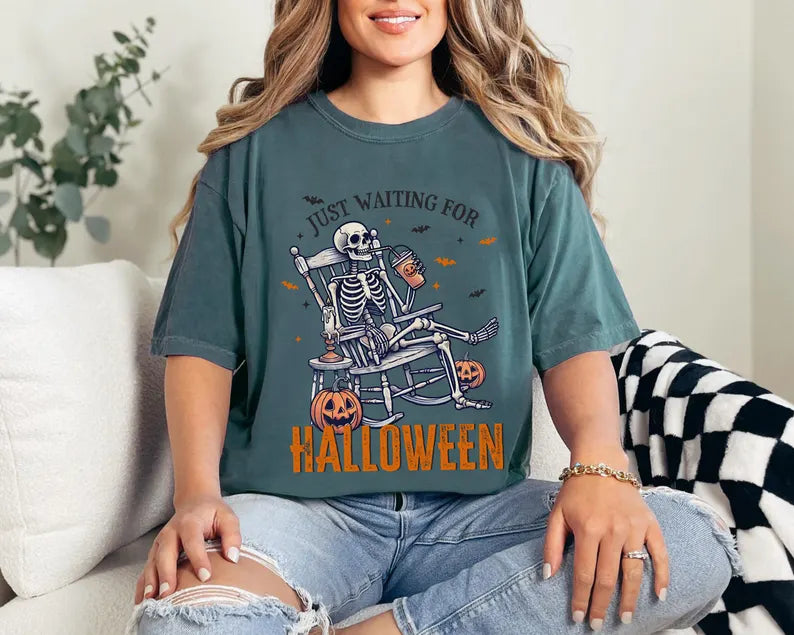 Just Waiting For Halloween T-Shirt