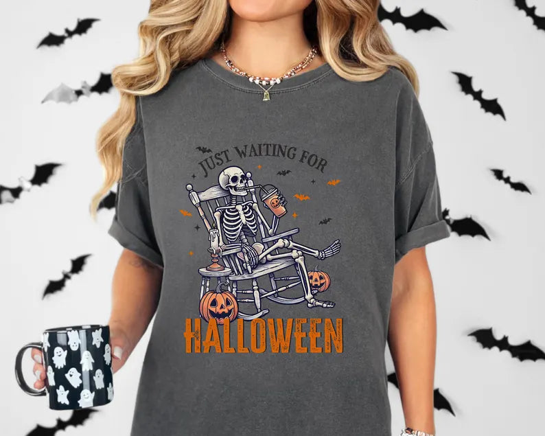 Just Waiting For Halloween T-Shirt