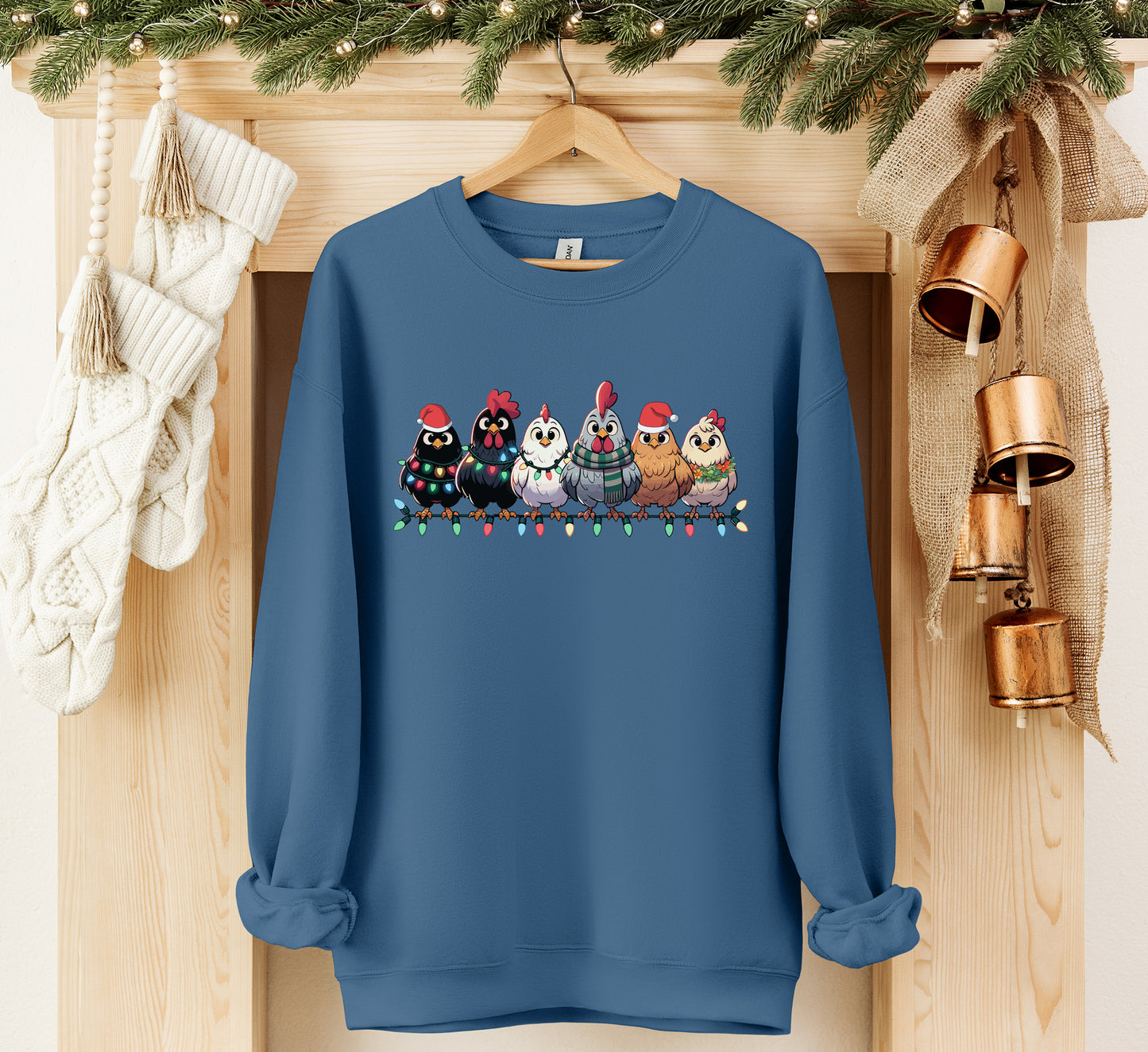 Christmas Chickens Sweatshirt
