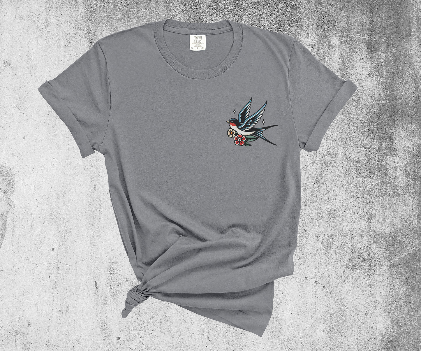 Vintage Tattoo Style Swallow T-Shirt