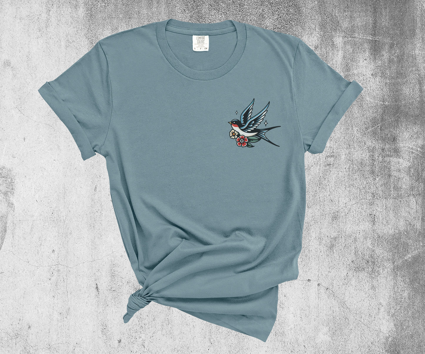 Vintage Tattoo Style Swallow T-Shirt