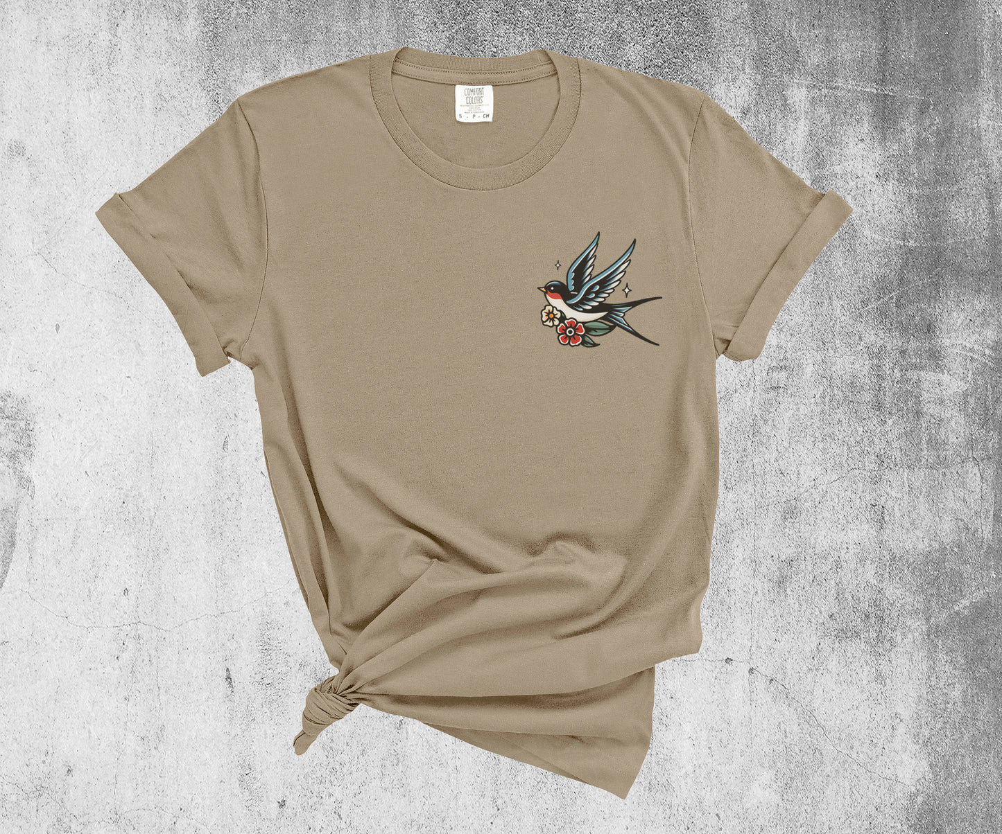Vintage Tattoo Style Swallow T-Shirt