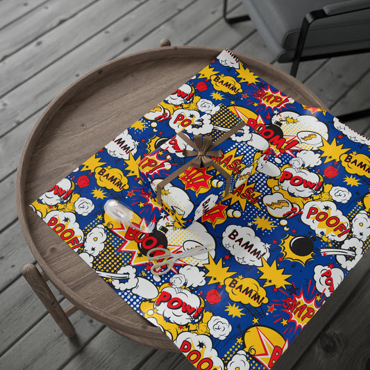 Bam! Pow! - Comic Book Wrapping Paper