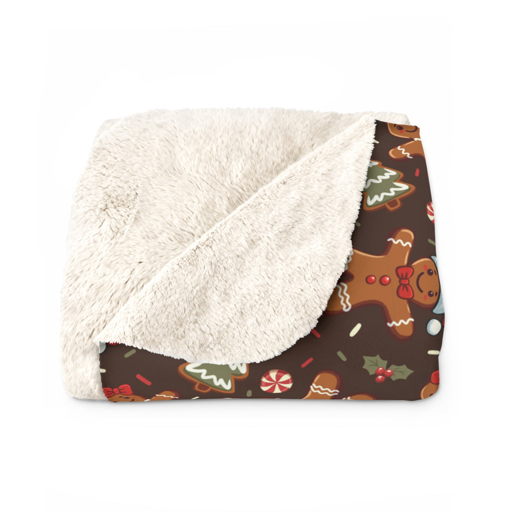 Gingerbread Sherpa Fleece
