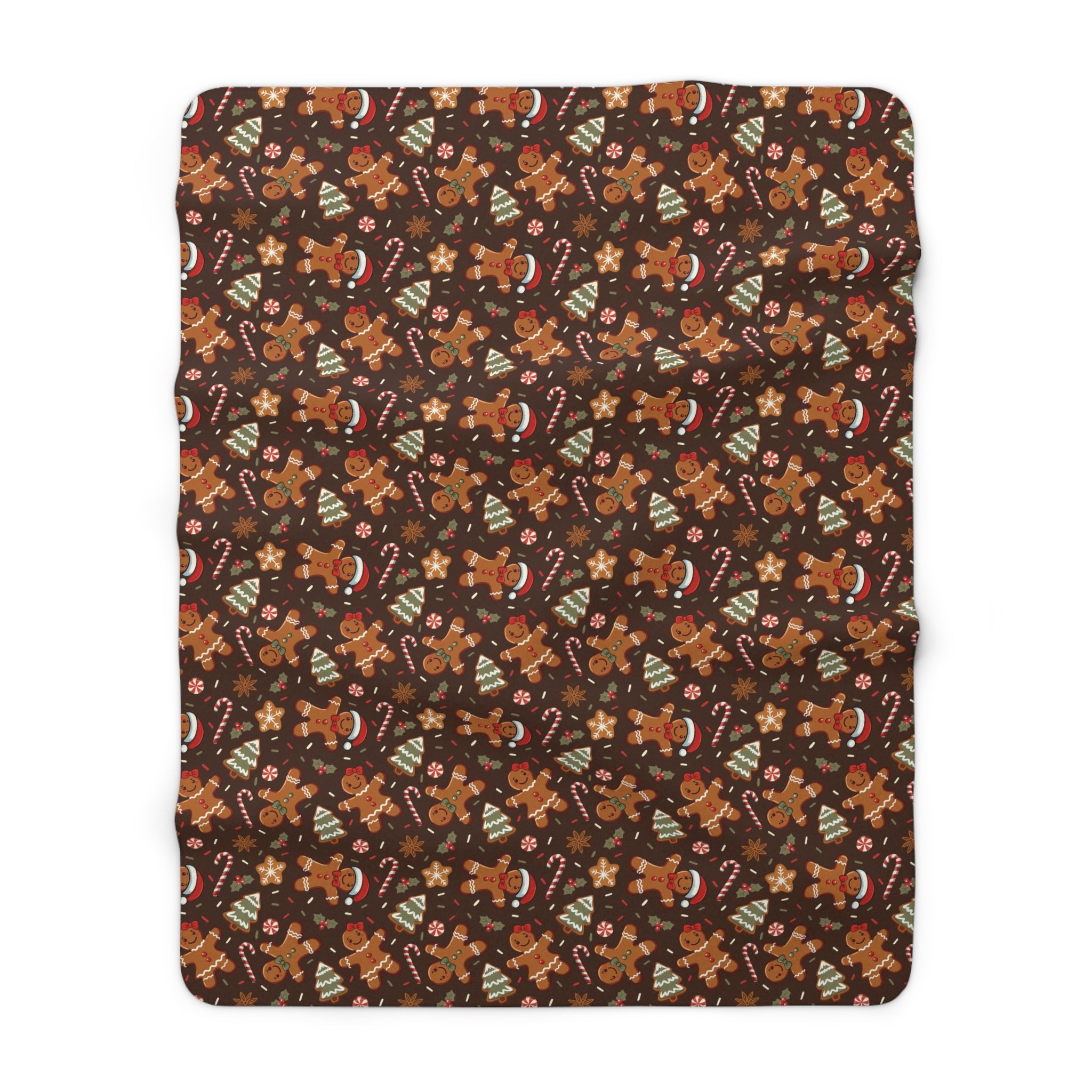 Gingerbread Sherpa Fleece