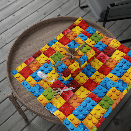 Building Block Wrapping Paper