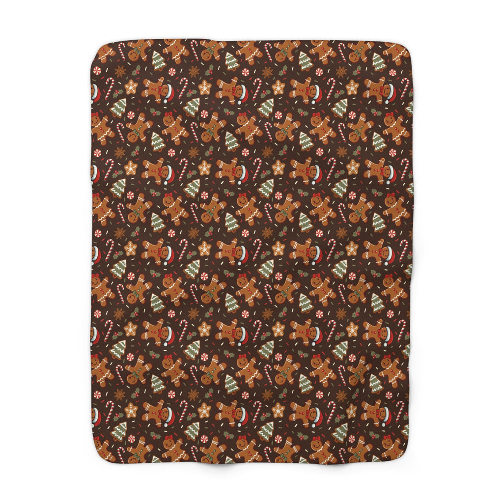 Gingerbread Sherpa Fleece
