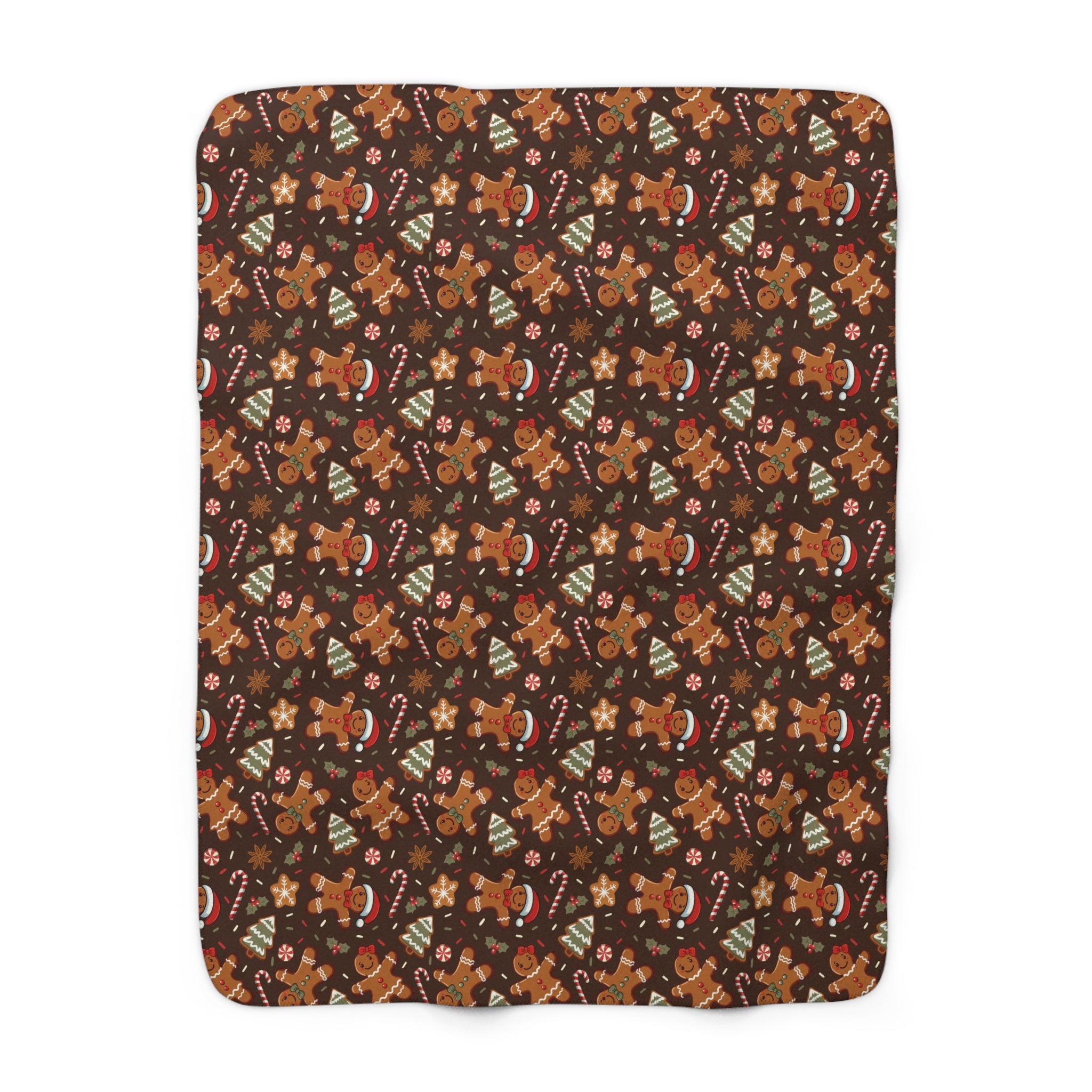 Gingerbread Sherpa Fleece