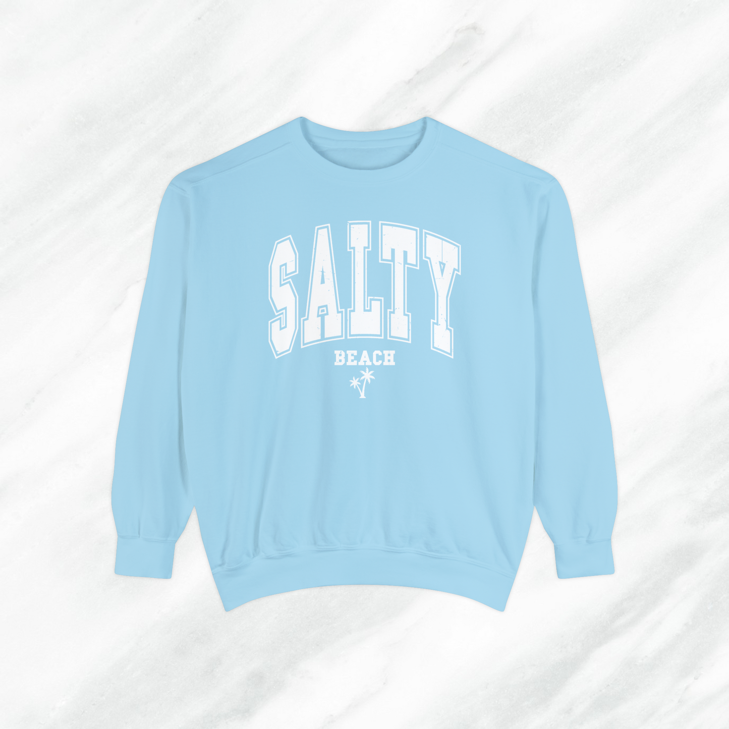 Salty Beach Crewneck Sweatshirt