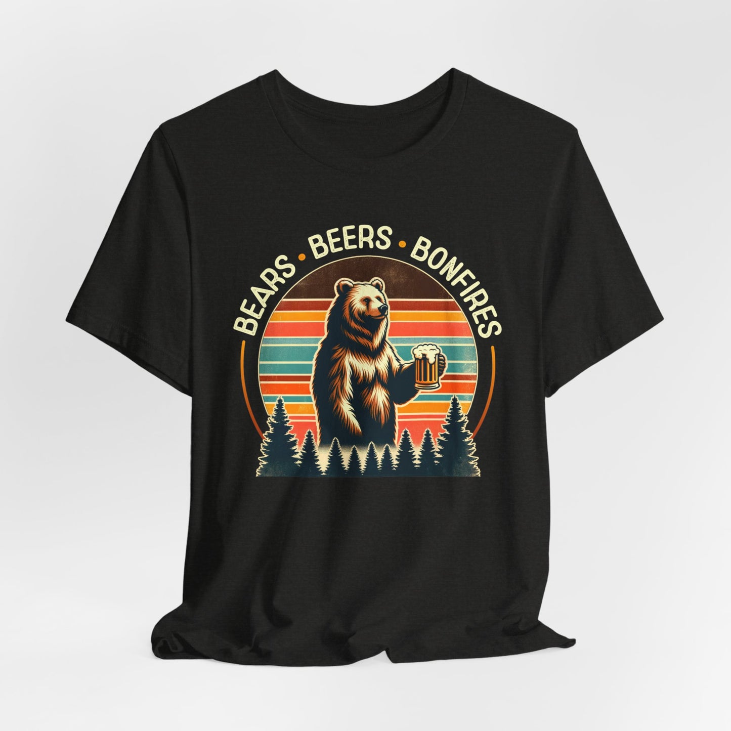 Bears, Beers, Bonfires T-Shirt, Camping Shirt