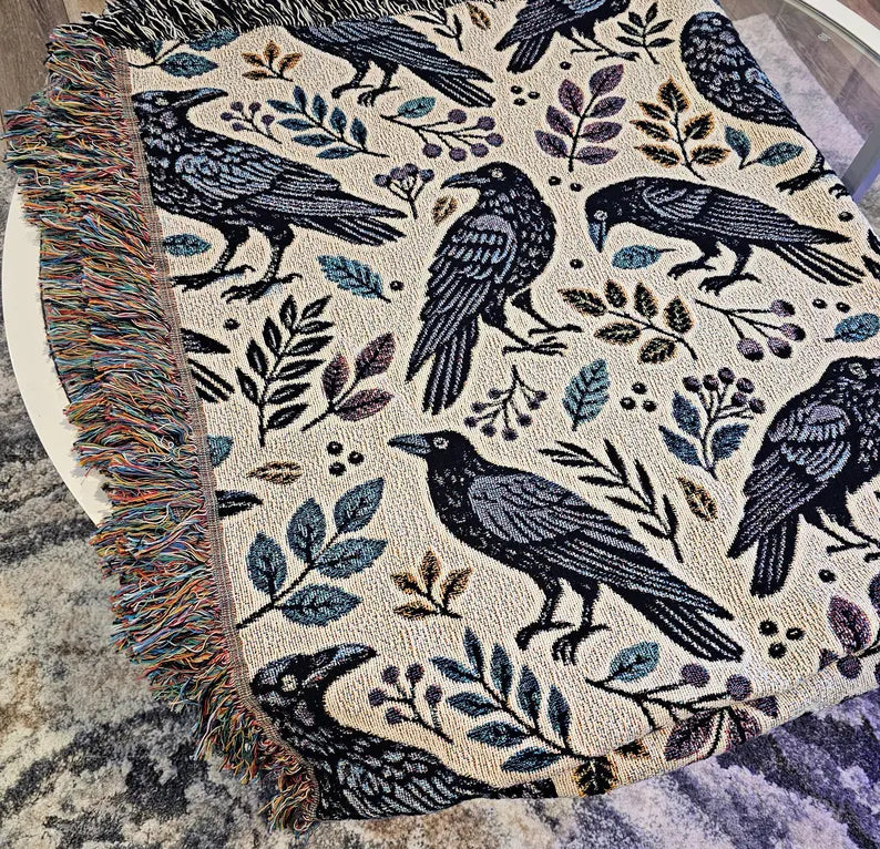 Ravens Woven Blanket