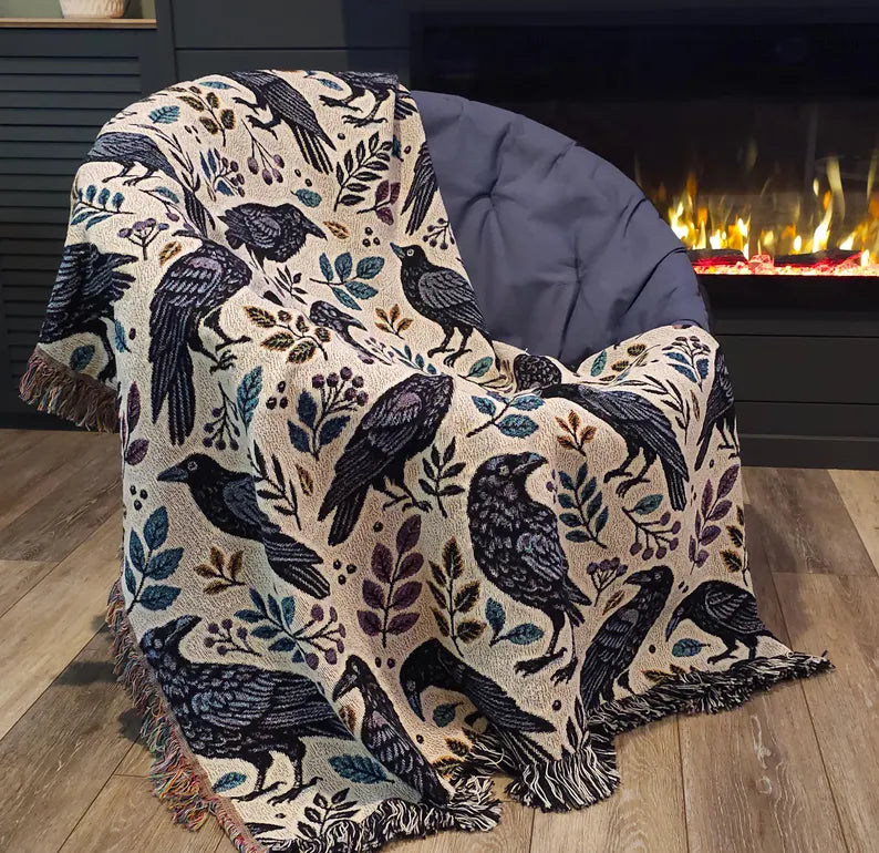 Ravens Woven Blanket