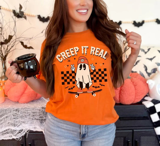 Creep It Real - Retro Halloween T-Shirt