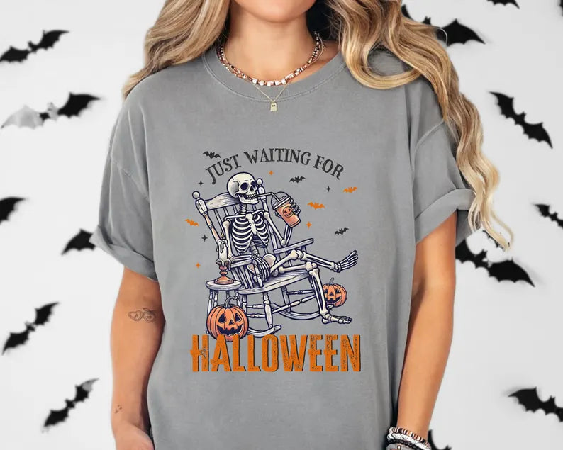 Just Waiting For Halloween T-Shirt