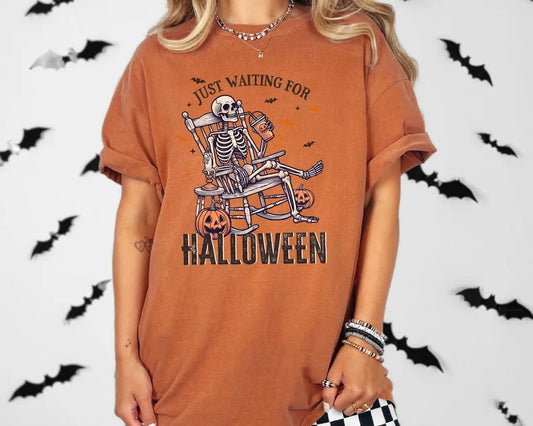 Just Waiting For Halloween T-Shirt