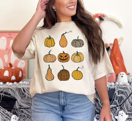 Vintage Pumpkins Fall T-Shirt